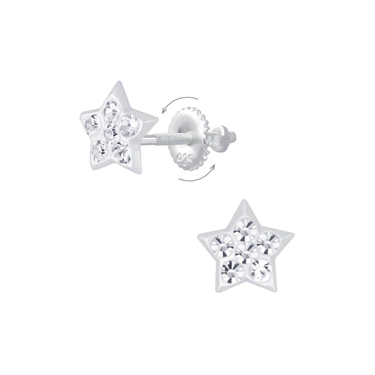 Girl’s Star Crystal Earrings