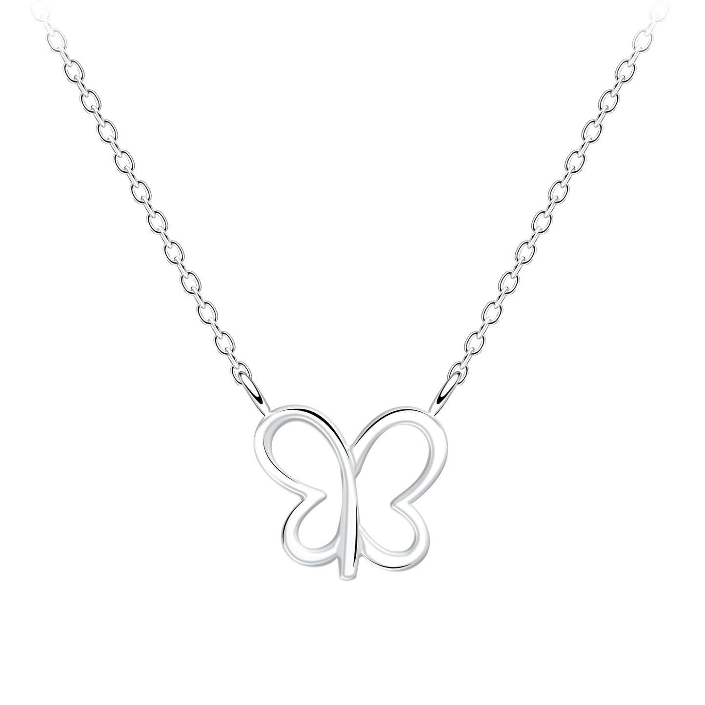 Silver Butterfly Necklace