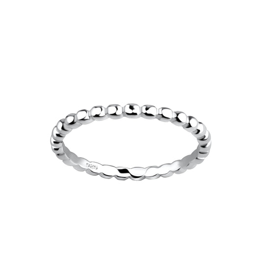 Silver Beads Ring