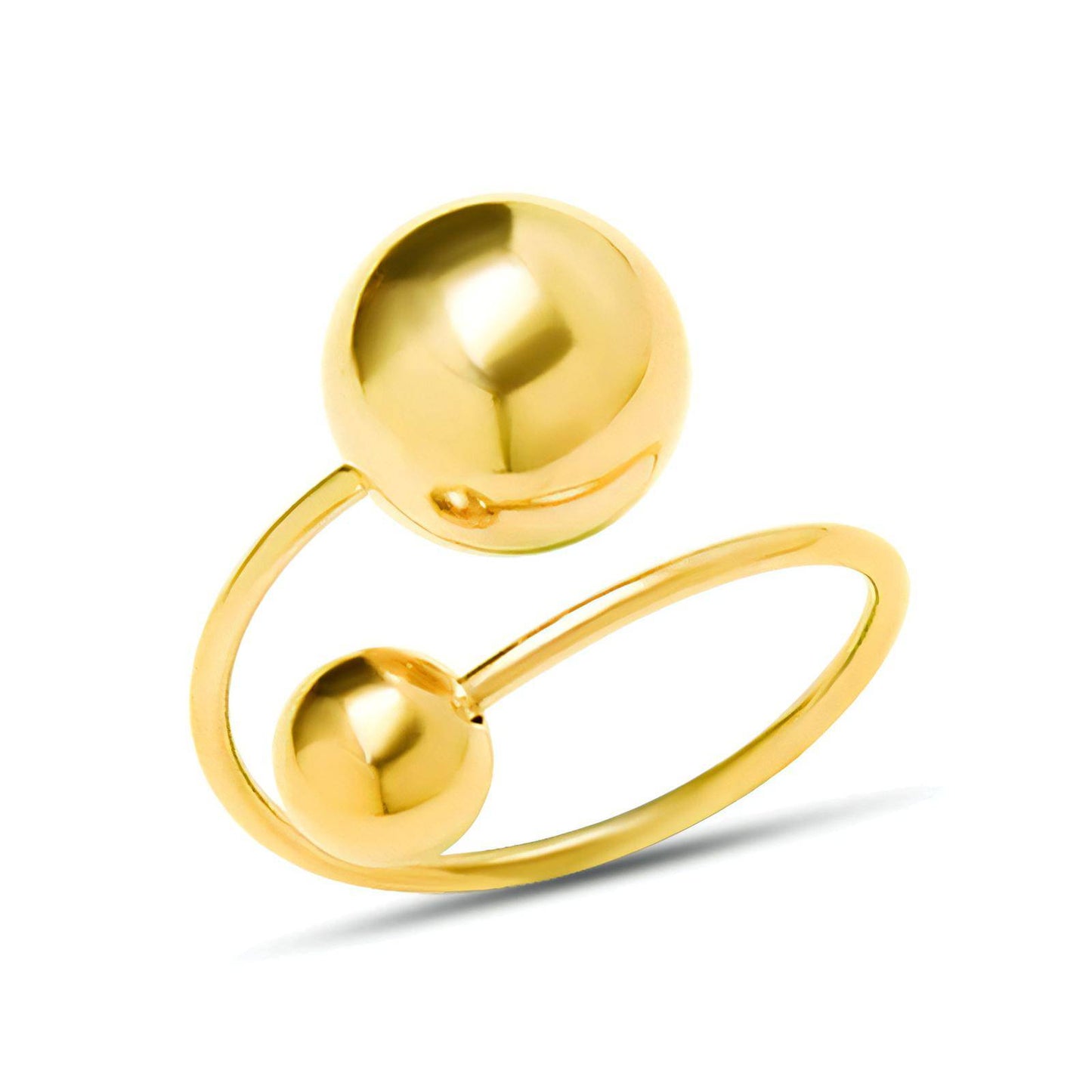 18K GOLD PLATED STAINLESS STEEL RING