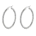 Beaded Hoop Stainless Steel Earring