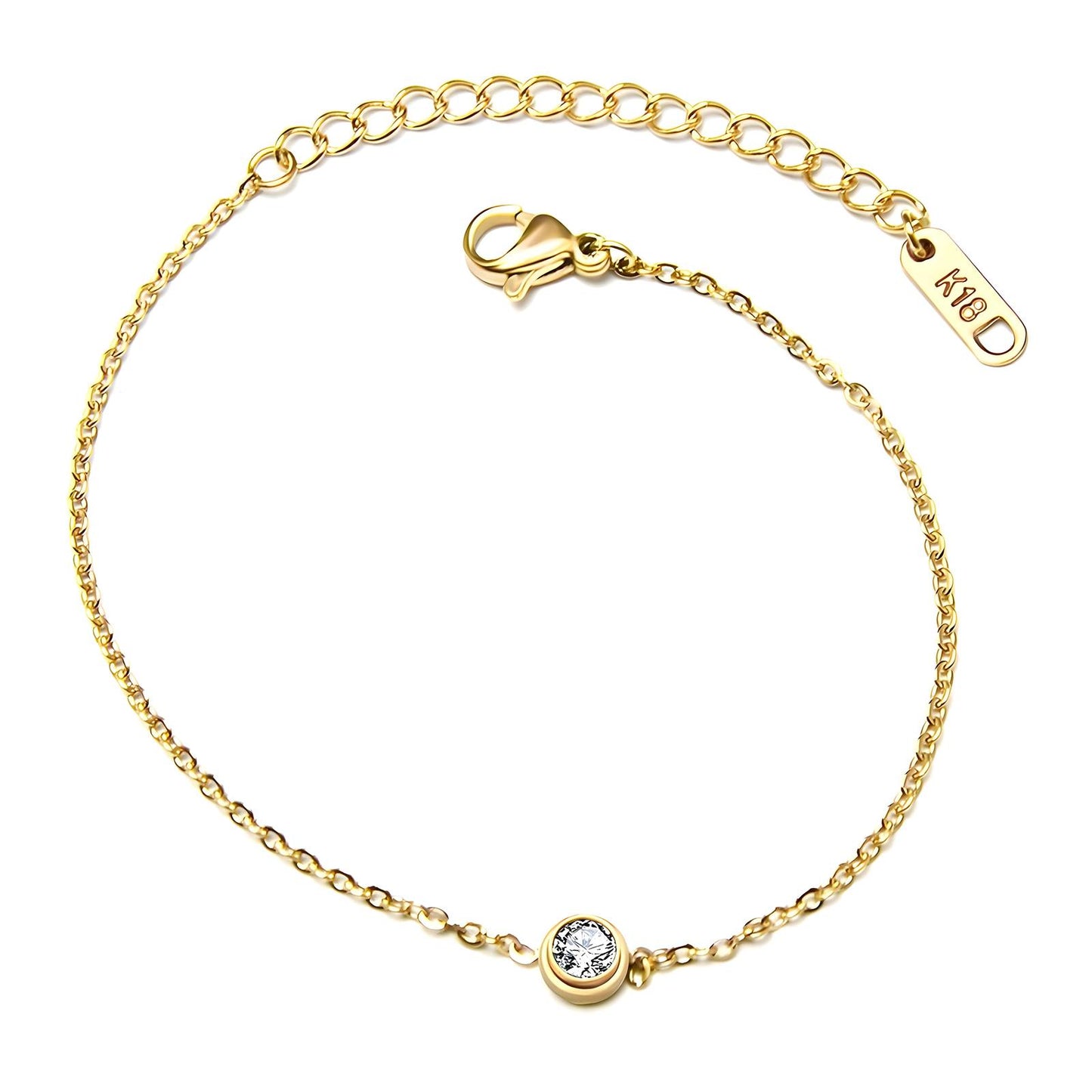 18K GOLD PLATED STAINLESS STEEL BRACELET