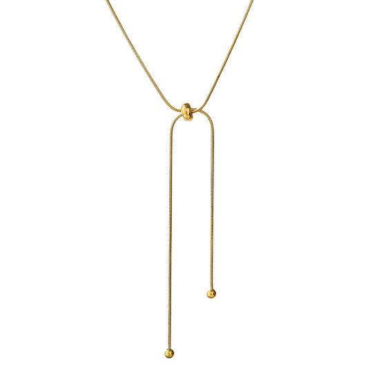 18K GOLD PLATED STAINLESS STEEL NECKLACE