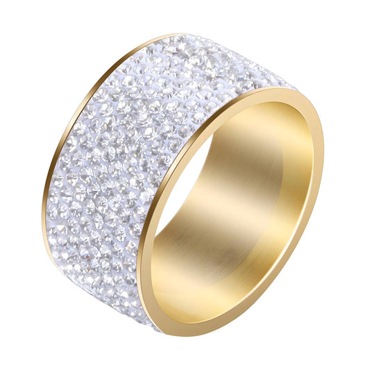 18K GOLD PLATED STAINLESS STEEL RING