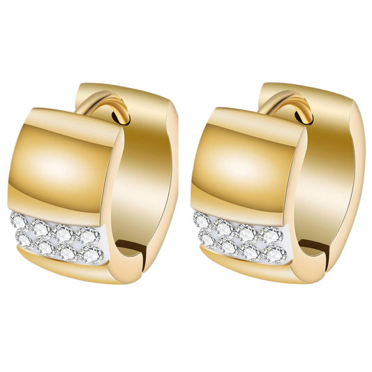 18K GOLD PLATED STAINLESS STEEL EARRINGS