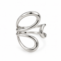 Modern Geometric Stainless Steel Ring