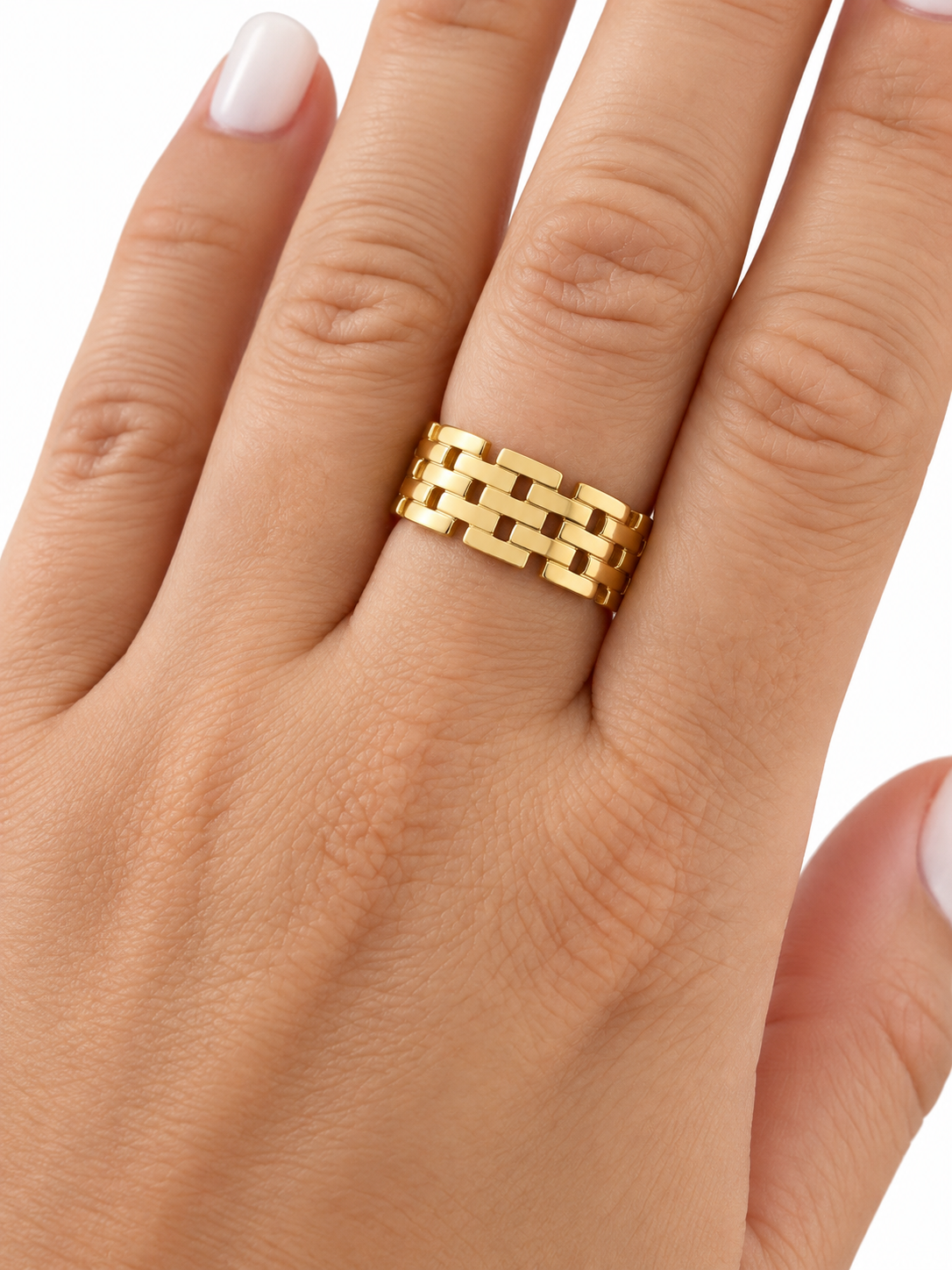 PVD Gold-Plated Stainless Steel Ring