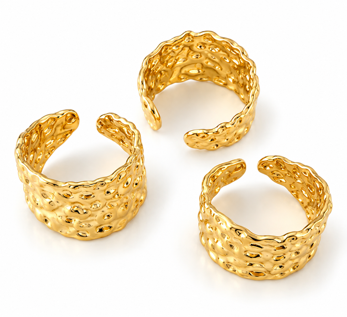 PVD Gold-Plated Stainless Steel Ring