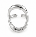 Geometric Open Stainless Steel Ring