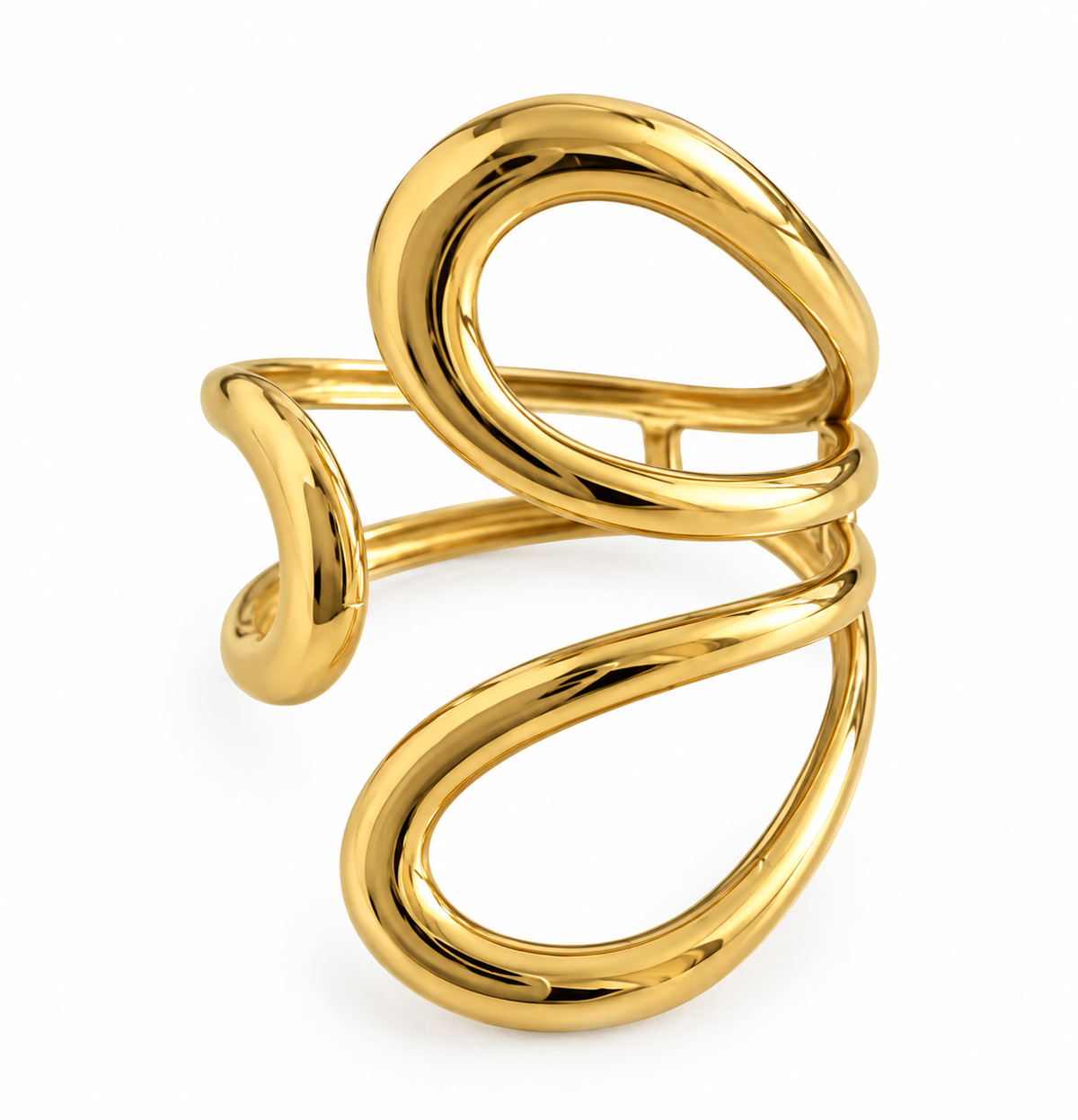 Lumina Gold Stainless Steel Ring