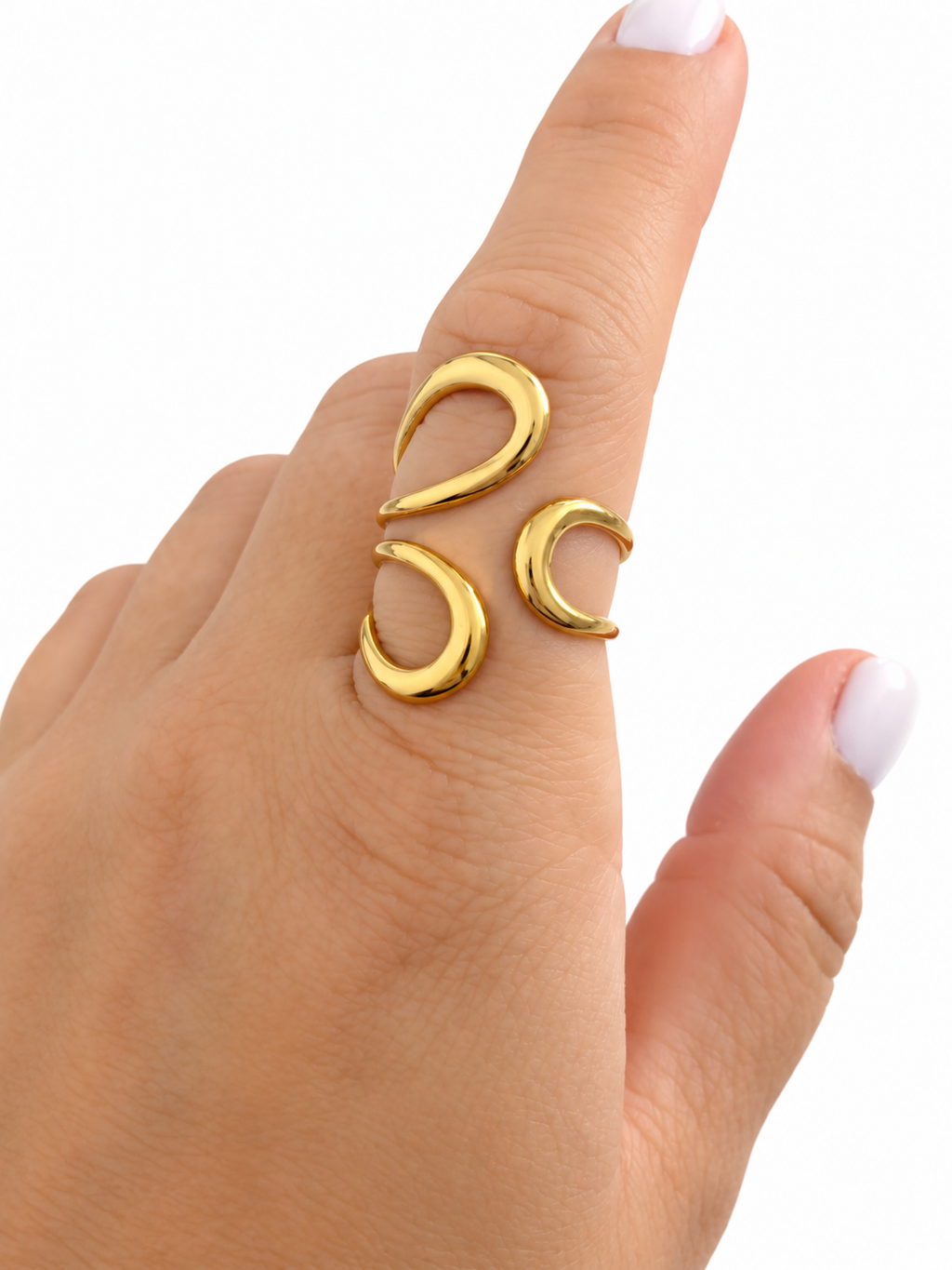 Lumina Gold Stainless Steel Ring