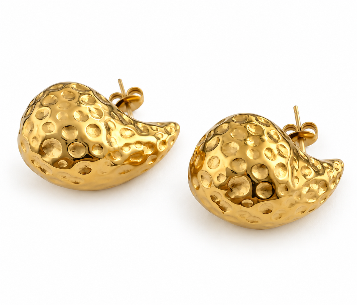 Gold Teardrop Earrings