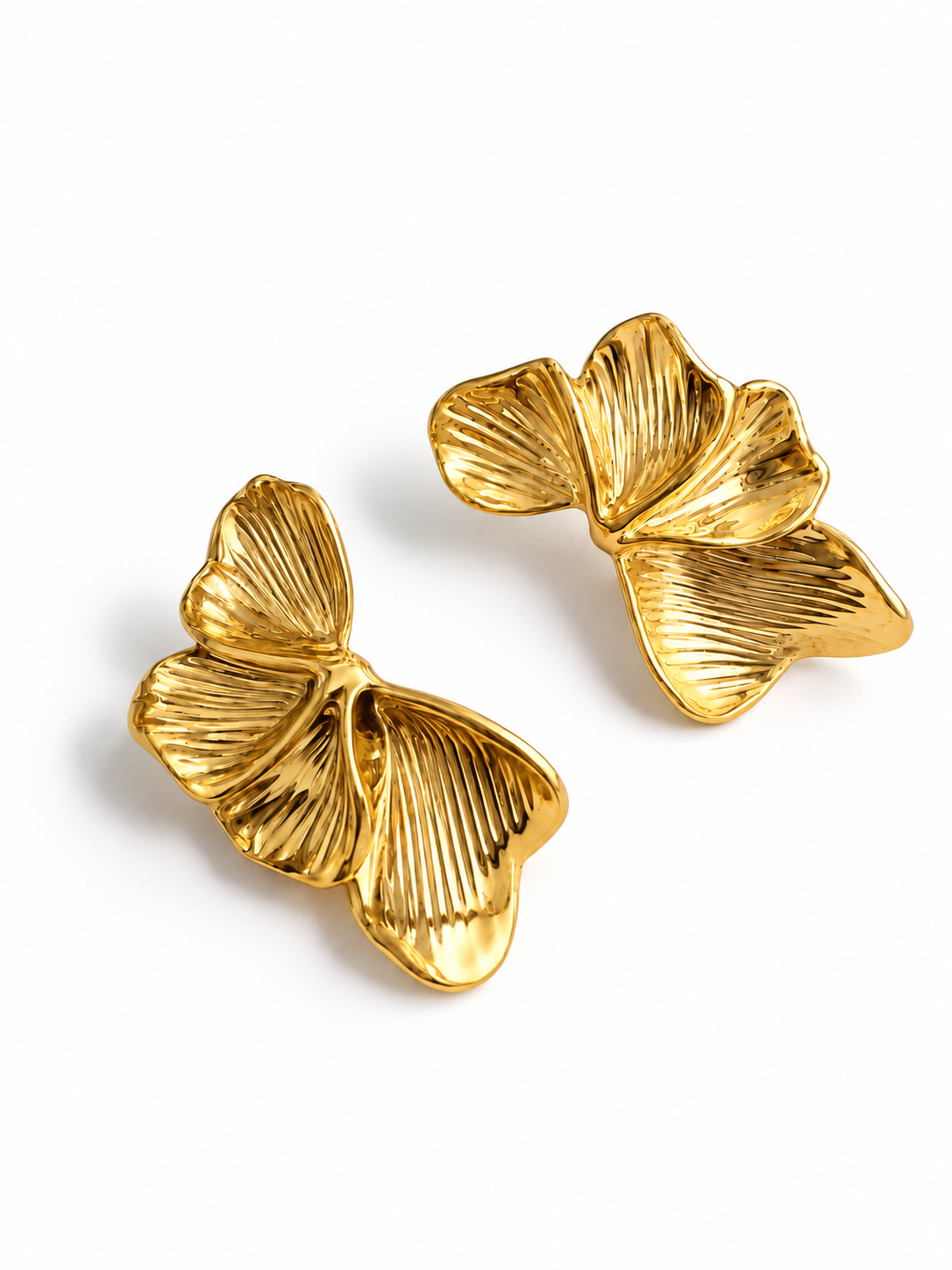 Floral Acrylic Statement Earrings