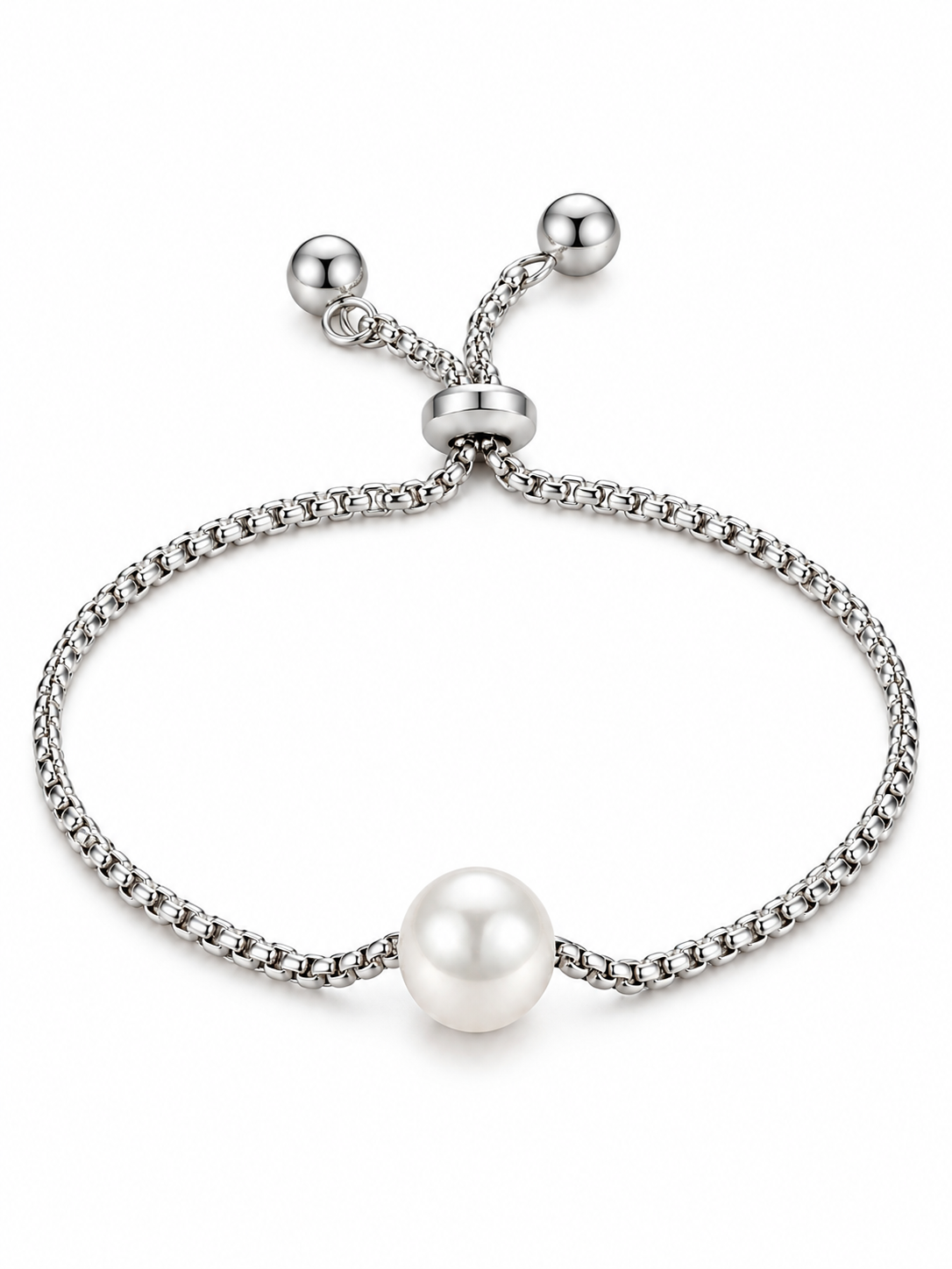 Pearl Beads Stainless Steel Bracelet