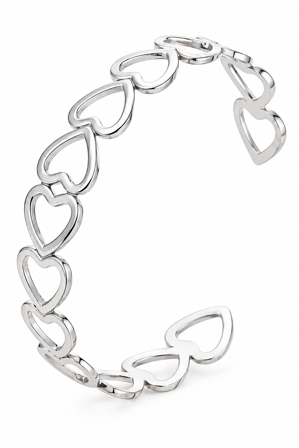 Hearts Stainless Steel Bracelet