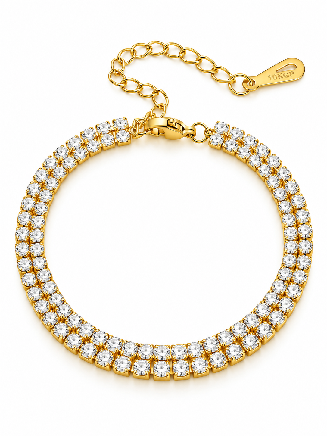 Celeste Gold Plated Stainless Steel Bracelet