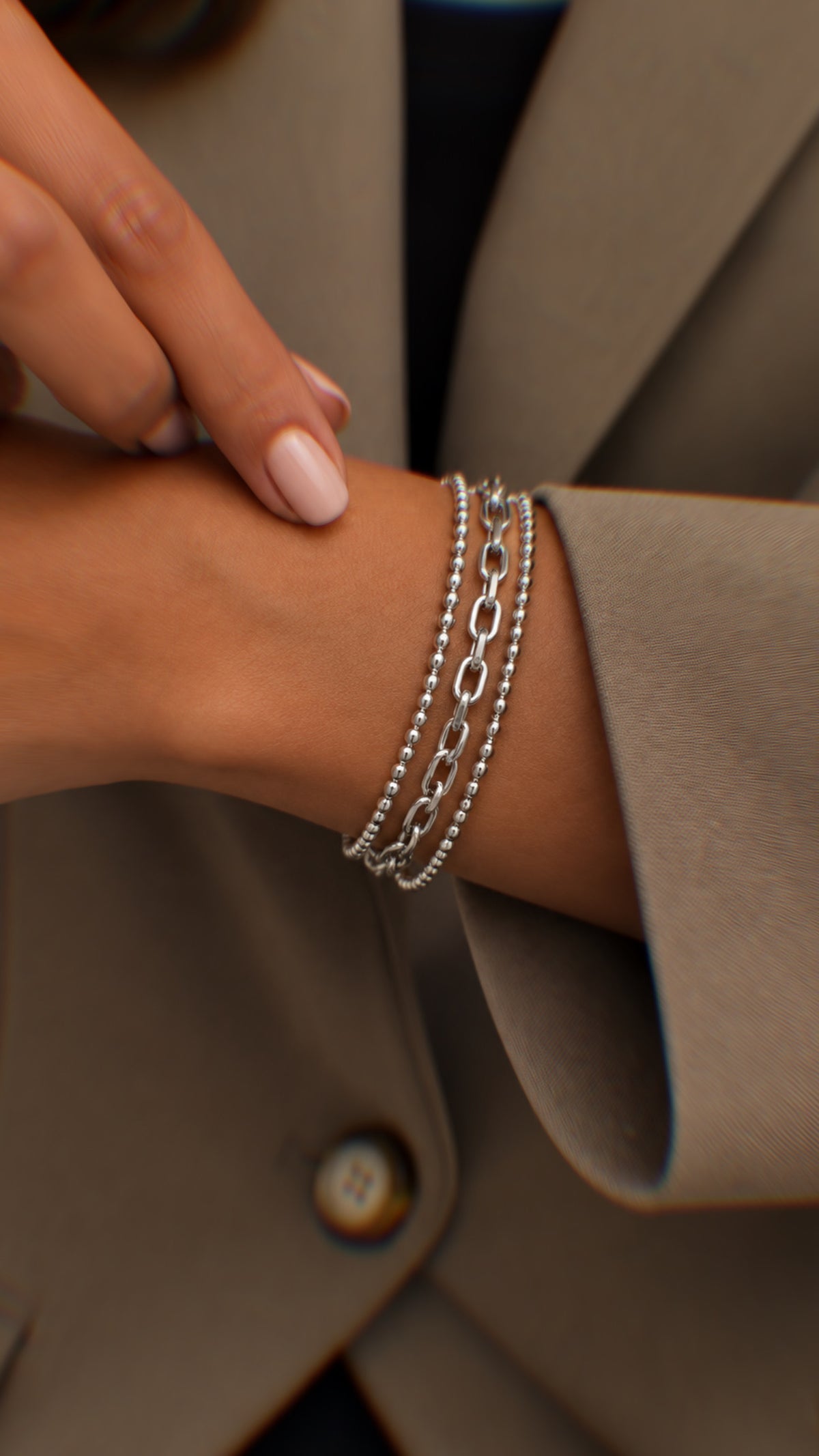Serena Cuff Stainless Steel Bracelet
