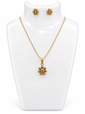 Beads Gold Plated Stainless Steel Earrings and Necklace Set