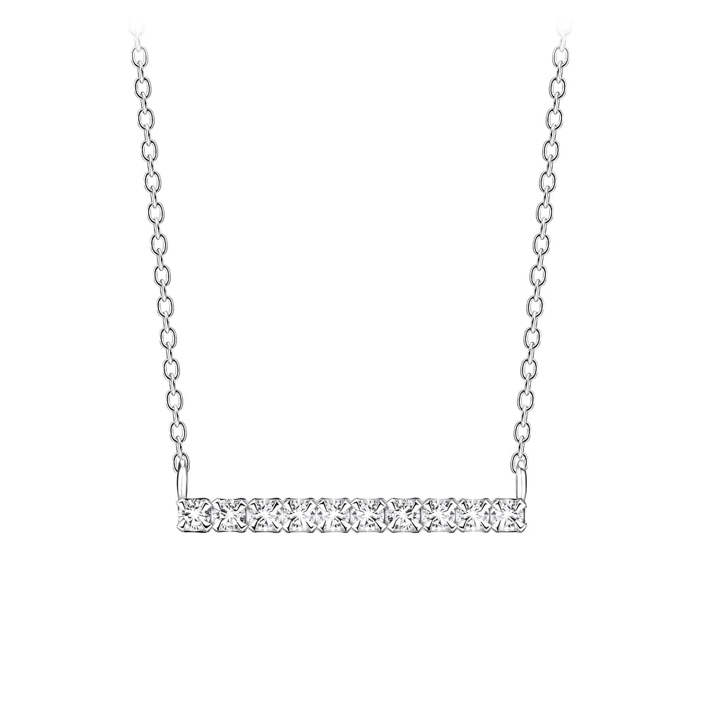 CRYSTAL BAR NECKLACE