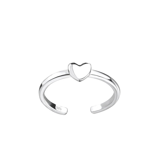 Heart Toe Ring